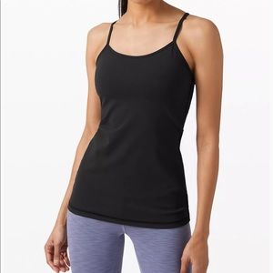 Lululemon Power Y Tank Everlux - Black / Size 6
